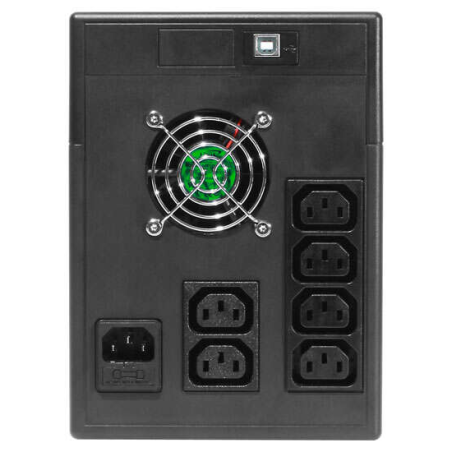 Riello Net Power UPS 1500VA 900W - Technologie Line Interactive - USB, RS-232, 6x IEC 320