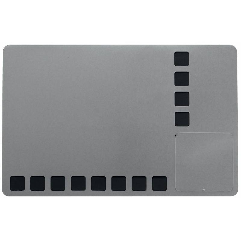 Nobo Petit Tableau Blanc Magnétique avec Grilles en Mousse pour Fixer les Notes - 610x390mm - Multifonctionnel et Sans Cadre