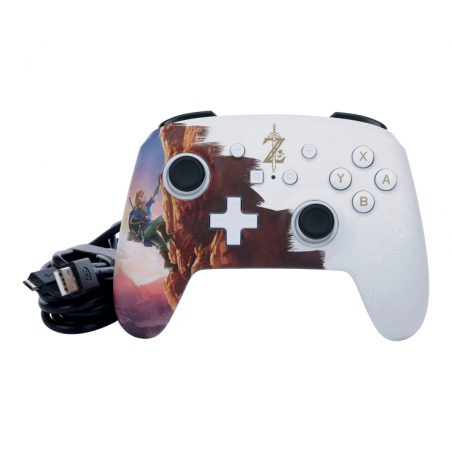 Manette filaire améliorée PowerA pour Nintendo Switch - Hero'S Ascent