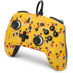 Manette filaire améliorée PowerA pour Nintendo Switch - Pikachu Moods
