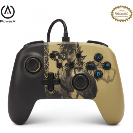 Manette filaire améliorée PowerA pour Nintendo Switch - Ancient Archer