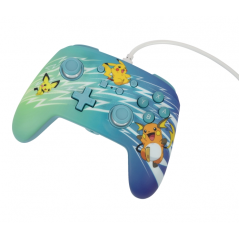 Manette filaire améliorée PowerA pour Nintendo Switch - Pikachu Evolution