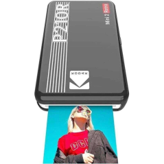 Pack Imprimante Photo Portable Bluetooth Rétro Kodak Mini 2 + 60 Feuilles de Papier Photo - Format d'impression 5,3x8,6 cm - Ali
