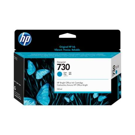 HP Cartouche encre 730 (P2V62A) Cyan