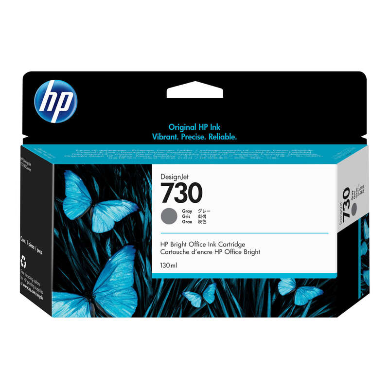 HP Cartouche encre 730 (P2V66A) Gris