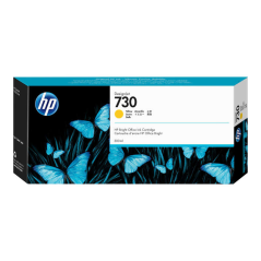 HP Cartouche encre 730 (P2V70A) Jaune