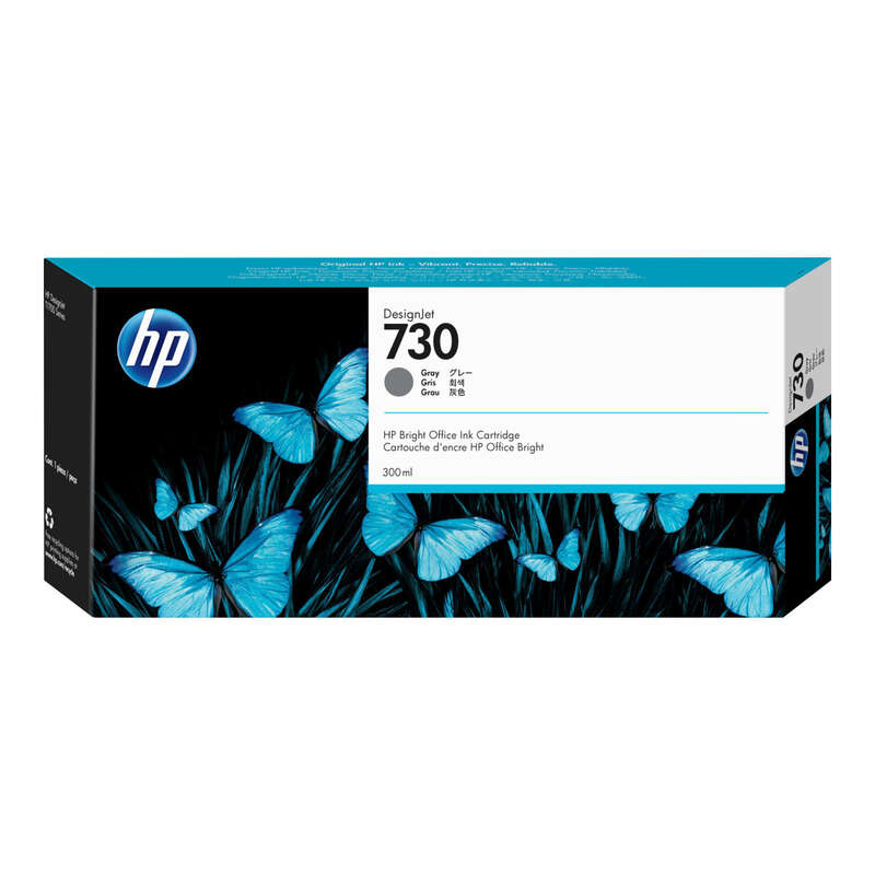 HP Cartouche encre 730 (P2V72A) Gris