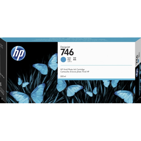 HP Cartouche encre 746 (P2V80A) cyan