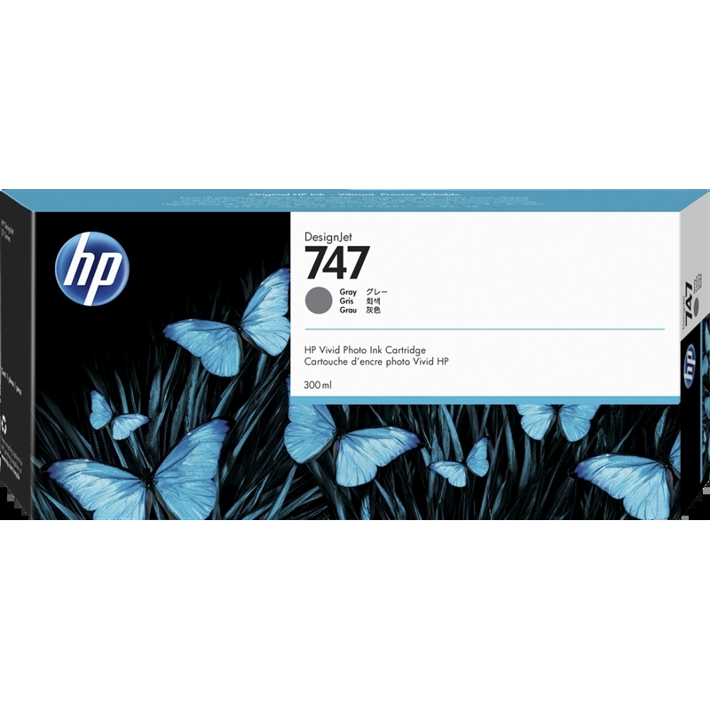 HP Cartouche encre 747 (P2V86A) gris