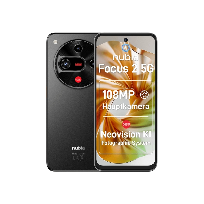 Smartphone ZTE Nubia Focus 2 5G - Écran 6,7" - 8 Go de RAM + 12 Go de stockage - 256 Go de stockage - Fréquence de rafraîchissem