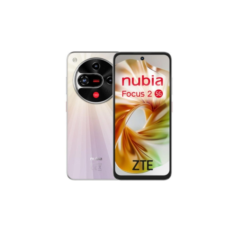 Smartphone ZTE Nubia Focus 2 5G - Écran 6,7" - 8 + 12 Go de RAM - 256 Go de stockage - 120 Hz - Batterie 5000 mAh - Blanc