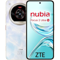 Smartphone ZTE Nubia Focus 2 Ultra 5G - Écran 6,8" - 8 + 12 Go de RAM - 512 Go de stockage - 120 Hz - Batterie 5000 mAh - Blanc