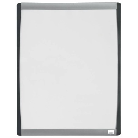 ✅ Nobo Petit tableau blanc magnétique avec cadre arqué 280x335 - Pastilles adhésives et aimants couleur Trans en stock