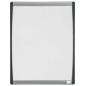 Nobo Petit tableau blanc magnétique avec cadre arqué 280x335 - Pastilles adhésives et aimants