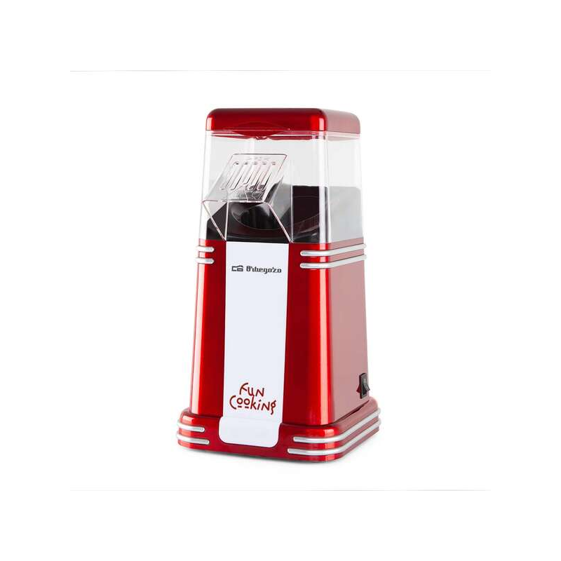 Orbegozo PA 4350 Machine à Popcorn Vintage - Prépare du Popcorn en 3 Minutes - Design Rétro et Sain - Portable et Facile à Netto
