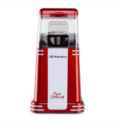 Orbegozo PA 4350 Machine à Popcorn Vintage - Prépare du Popcorn en 3 Minutes - Design Rétro et Sain - Portable et Facile à Netto