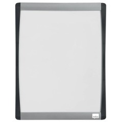 ✅ Nobo Mini Tableau Magnétique avec Cadre Arqué 215x280 - Design Argenté et Noir Élégant - Pastilles Adhés en stock