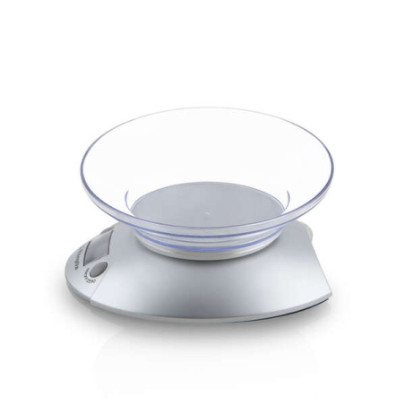 Balance de Cuisine Électronique Orbegozo PC 1009 - Écran LCD - BOL Transparent - Capacité 3Kg - Précision 1g - Unités Gr/Kg/Oz/L