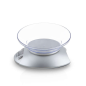 Balance de Cuisine Électronique Orbegozo PC 1009 - Écran LCD - BOL Transparent - Capacité 3Kg - Précision 1g - Unités Gr/Kg/Oz/L