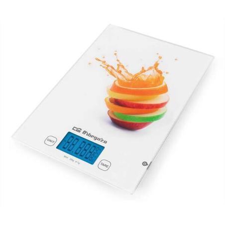 Poids de cuisine électronique Orbegozo PC 2025 - Précision et commodité dans vos recettes - Pèse jusqu'à 20 kg - Écran LCD à 5 c