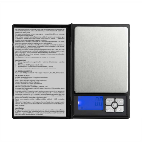 Balance électronique de précision Orbegozo PC 3060 - Précision de 0,01 g - Conversion gramme/once - Écran LCD rétroéclairé - Fon