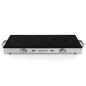 Table de Cuisson Vitrocéramique Portable Orbegozo PCE 6000 - Puissance Totale 2800W - Surface en Verre Trempé Résistant - Thermo