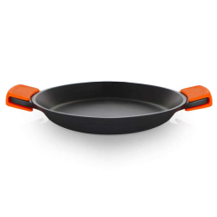 Orbegozo PDA Poêle à Paella en Fonte d'Aluminium - Polyvalence et Durabilité dans votre Cuisine - Poignées en Silicone - Antiadh