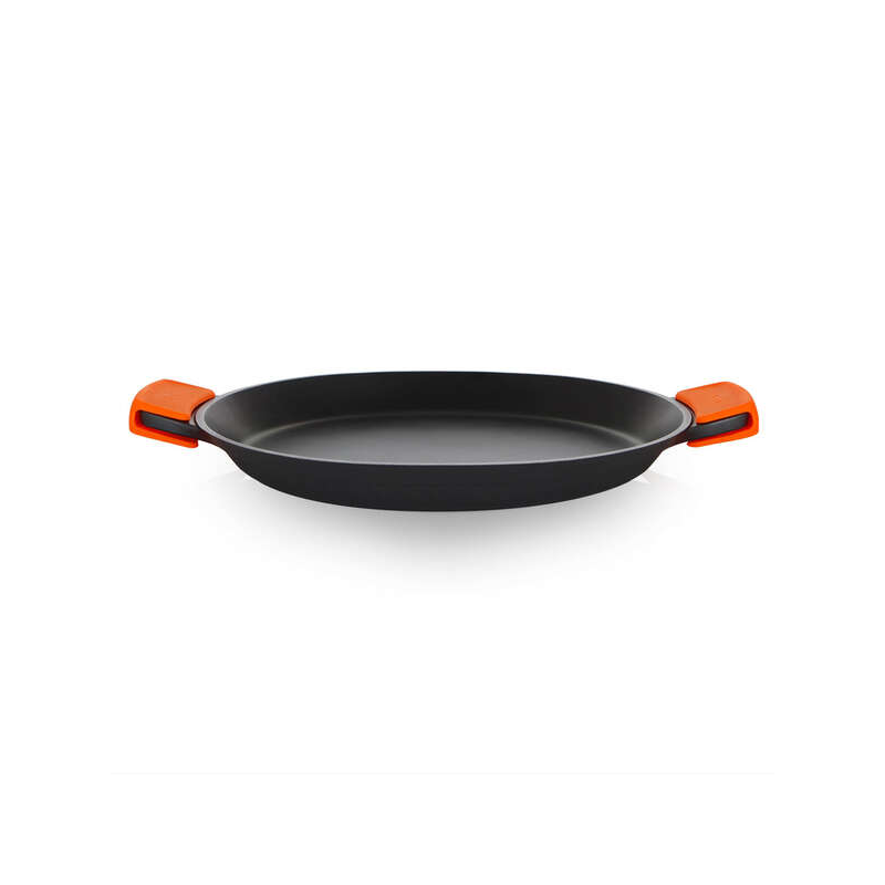 Orbegozo PDA Poêle à Paella en Fonte d'Aluminium - Polyvalence et Sécurité en Cuisine - Poignées en Silicone - Antiadhésif sans