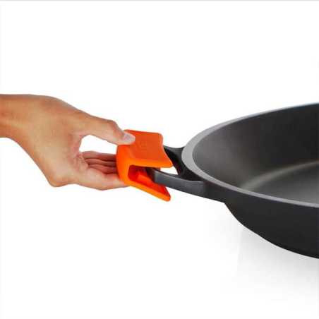 Orbegozo PDA Poêle à Paella en Fonte d'Aluminium - Polyvalence et Sécurité en Cuisine - Poignées en Silicone - Antiadhésif sans