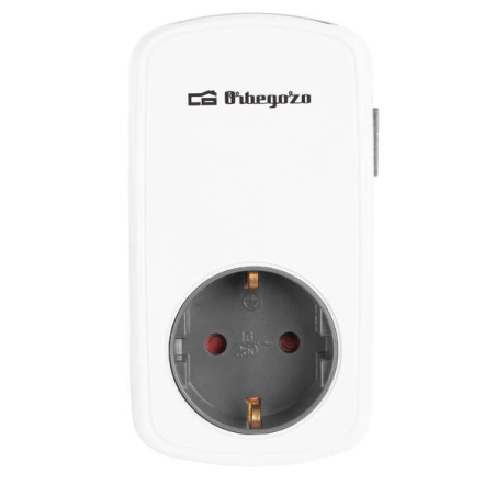 Orbegozo Pg 50 Programmateur analogique efficace – Panneau tactile LED – Minuterie 30 min à 6 heures – Puissance maximale 3680 W