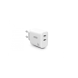 Chargeur USB-C Urban Factory Power 65 W GaN - 1 port USB-C 45 W + 1 port USB-C 20 W - Blanc