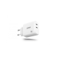 Chargeur USB-C Urban Factory Power 65 W GaN - 1 port USB-C 45 W + 1 port USB-C 20 W - Blanc