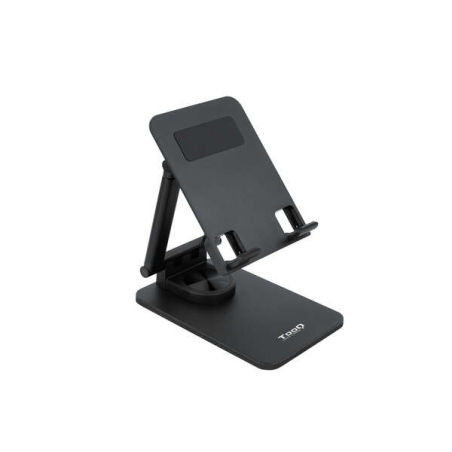 Support de bureau réglable Tooq pour mobile ou tablette jusqu'à 12,9 ? - Couleur noire