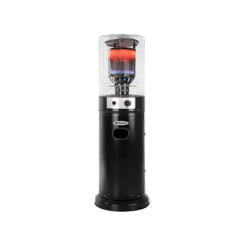 Poêle de terrasse Orbegozo PHE 85 élégant et puissant - Chaleur immédiate - Fonctionne au Butane/Propane - Sûr et facile à trans