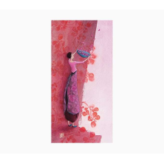 Pictura Carte Double Gaëlle Boissonnard - Finition Vernis épais gaufré UV - Stratifié Mat Soft Touch - 10,5x21cm - Papier Certif