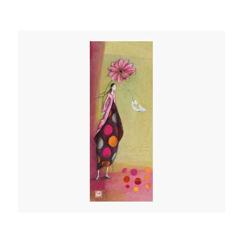 Pictura Marque-page large Gaëlle Boissonnard – 5,5 x 14 cm – Emballé individuellement sous cellophane – Imprimé sur papier certi