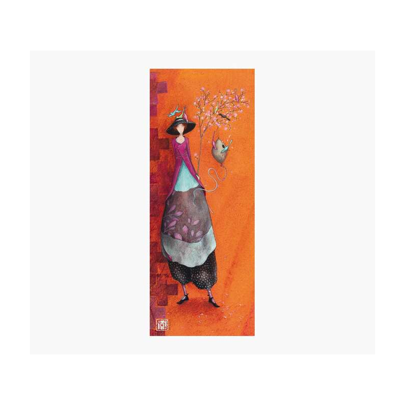 Pictura Marque-page large Gaëlle Boissonnard – 5,5 x 14 cm – Emballé individuellement sous cellophane – Imprimé sur papier certi