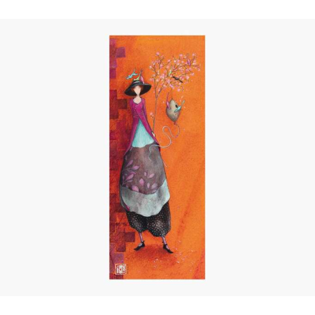 Pictura Marque-page large Gaëlle Boissonnard – 5,5 x 14 cm – Emballé individuellement sous cellophane – Imprimé sur papier certi
