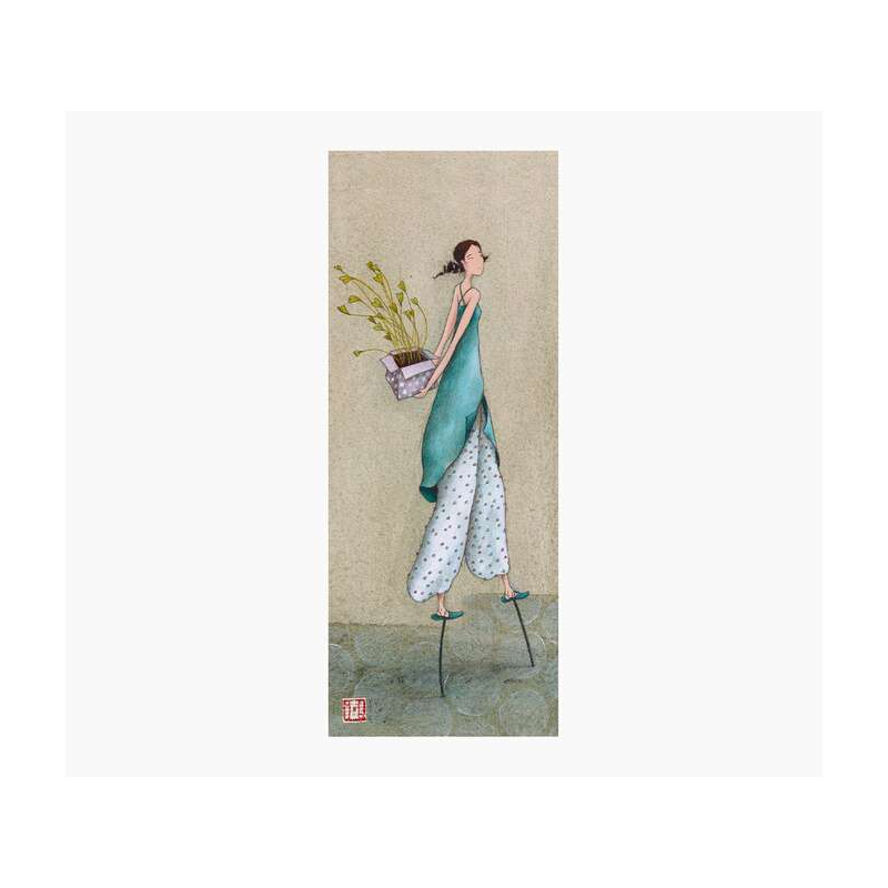 Pictura Marque-page large Gaëlle Boissonnard – 5,5 x 14 cm – Emballé individuellement sous cellophane – Imprimé sur papier certi