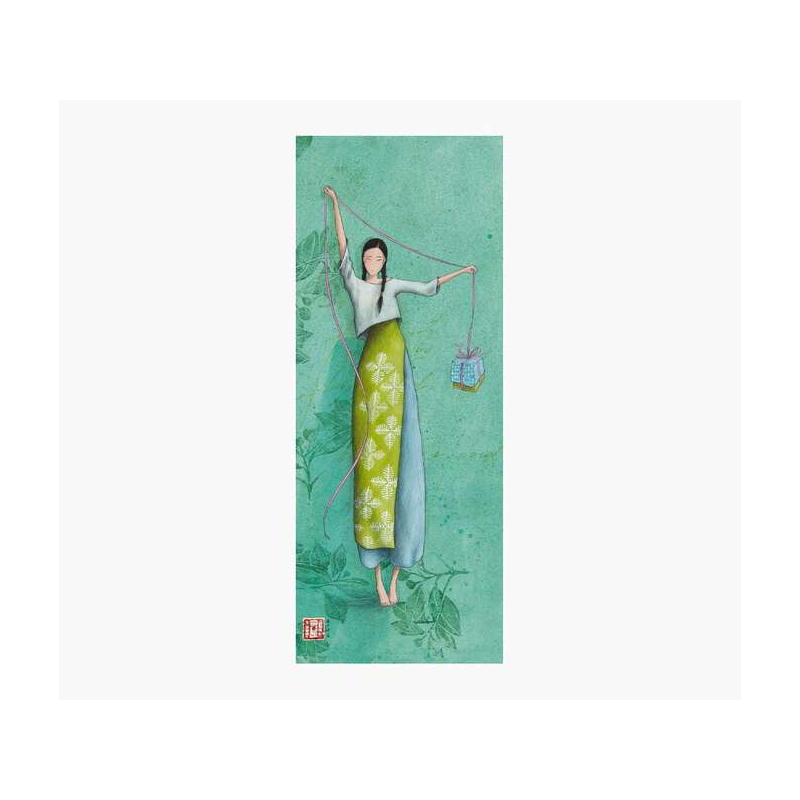 Pictura Marque-page large Gaëlle Boissonnard – 5,5 x 14 cm – Emballé individuellement sous cellophane – Imprimé sur papier certi
