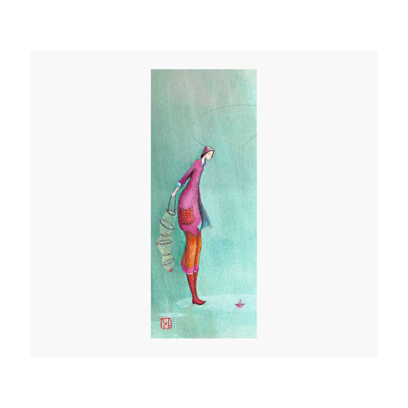 Pictura Marque-page large Gaëlle Boissonnard – 5,5 x 14 cm – Emballé individuellement sous cellophane – Imprimé sur papier certi