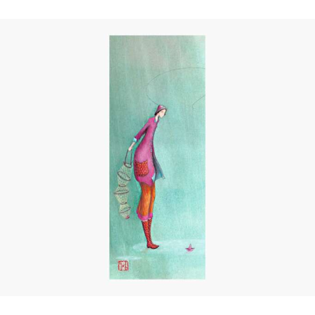 Pictura Marque-page large Gaëlle Boissonnard – 5,5 x 14 cm – Emballé individuellement sous cellophane – Imprimé sur papier certi