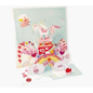 Pictura Carte Pop-Up Licorne 3D - 16x16 cm - Thème Licorne - Emballée individuellement - Enveloppe blanche incluse - Papier cert