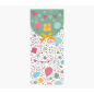 Cartes d'argent Pictura - Carte cadeau de type enveloppe verticale - Thème ballon - 9,6 x 21,3 cm - Emballées individuellement s