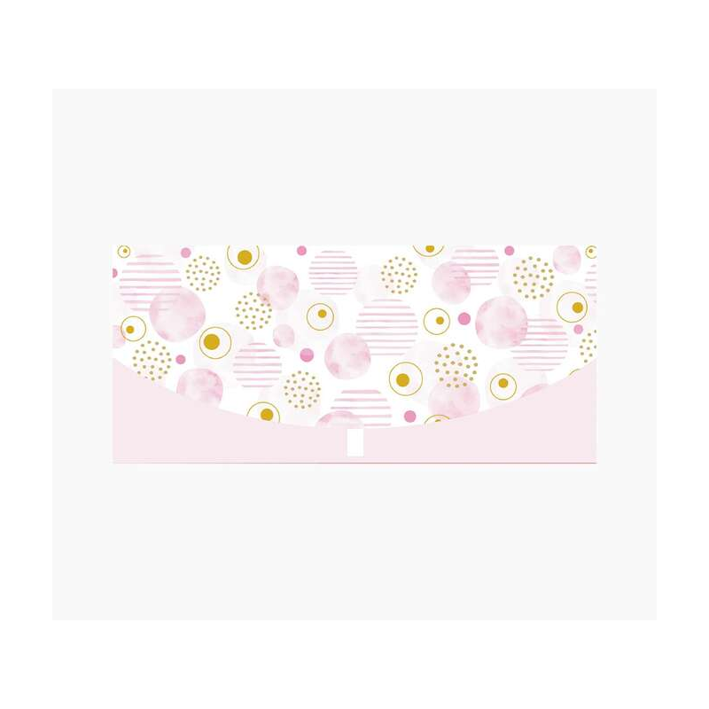 Cartes d'argent Pictura - 21,3 x 9,6 cm - Design cercle élégant - Comprend une enveloppe blanche - Certification FSC