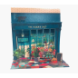 Carte pop-up Pictura 3D – 16 x 16 cm – Thème fleuriste – Emballée individuellement – Comprend une enveloppe blanche – Papier cer