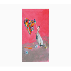 Pictura Carte Double Gaëlle Boissonnard - Finition Vernis épais gaufré UV - Stratifié Mat Soft Touch - 10,5x21cm - Papier Certif