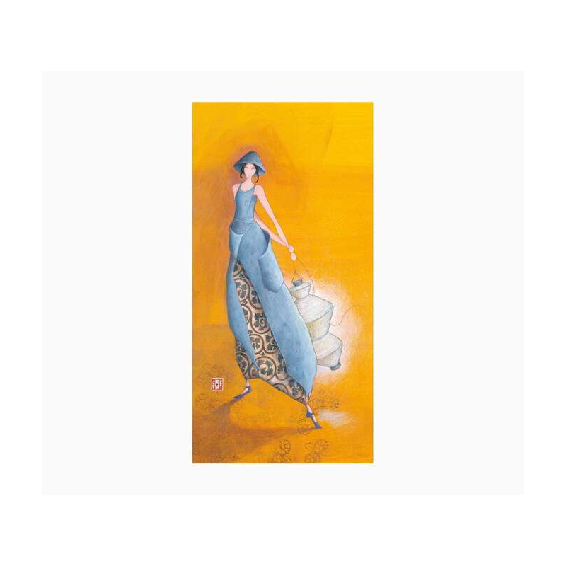 Pictura Carte Double Gaëlle Boissonnard - Finition Vernis épais gaufré UV - Stratifié Mat Soft Touch - 10,5x21cm - Papier Certif