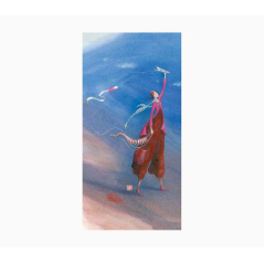 Pictura Carte Double Gaëlle Boissonnard - Finition Vernis épais gaufré UV - Stratifié Mat Soft Touch - 10,5x21cm - Papier Certif