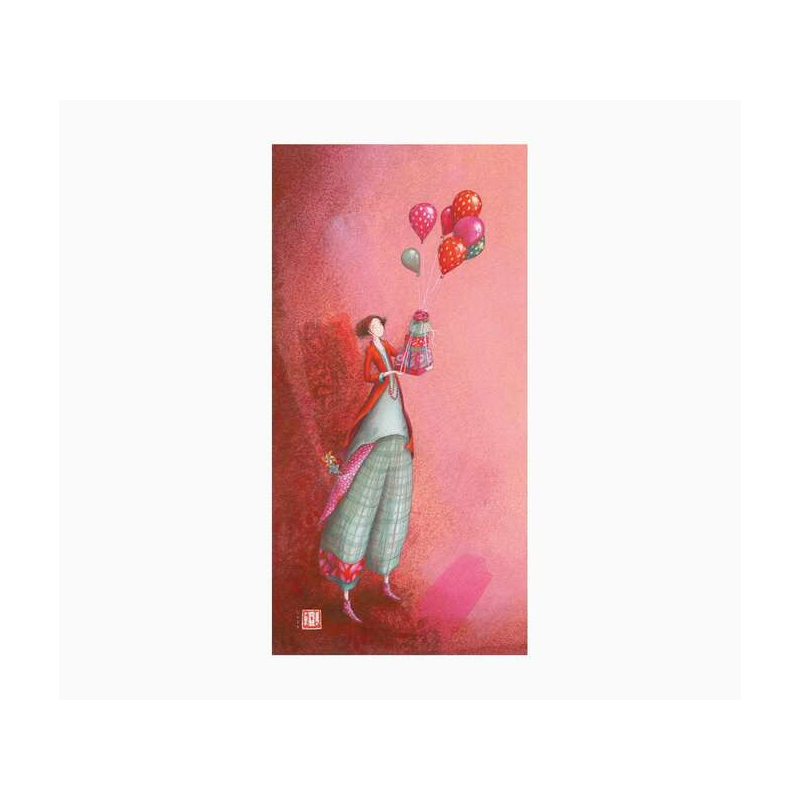 Pictura Carte Double Gaëlle Boissonnard - Finition Vernis épais gaufré UV - Stratifié Mat Soft Touch - 10,5x21cm - Papier Certif